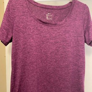 Nike Dri-Fit Women's SS Shirt - L, Purple